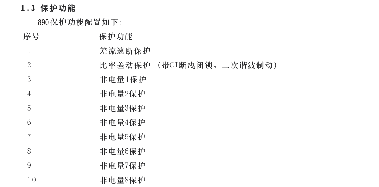 SJP-890微機差動保護裝置產品概述圖片四