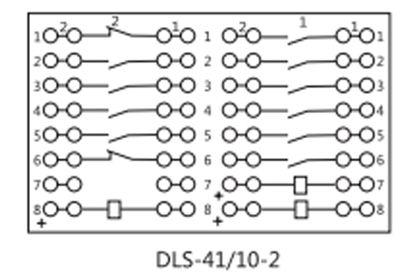 DLS-41/10-2接線圖 DLS-41/10-2接線圖