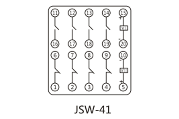 JSW-41接線(xiàn)圖