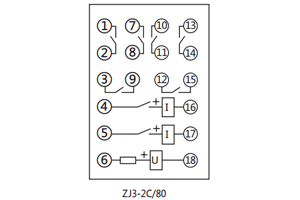 ZJ3-2C/80接線圖 ZJ3-2C/80接線圖