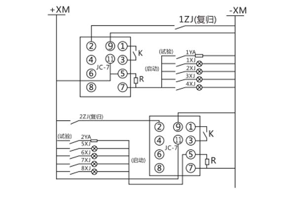 JC-7/12接線圖 JC-7/12接線圖